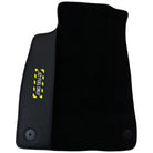 Black Floor Mats for Audi A4 - B5 Avant (1996 - 1999) | Fighter Jet Edition - AutoWin