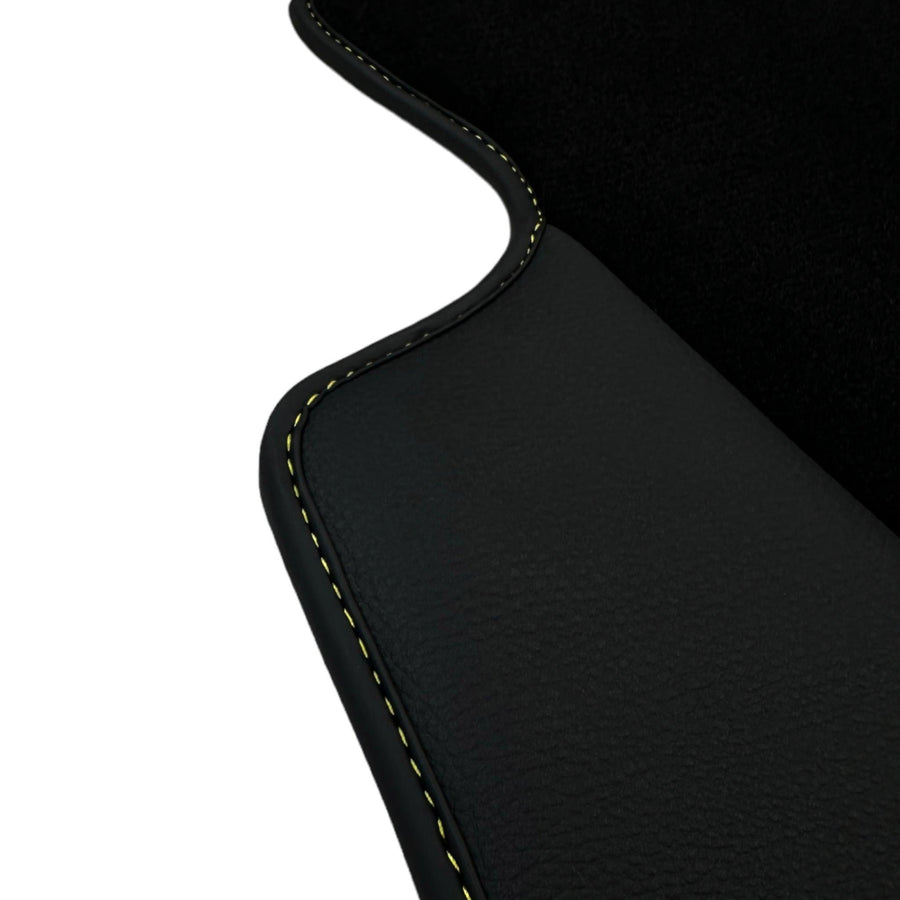Black Floor Mats for Audi A4 - B6 Convertible (2002-2006) | Fighter Jet Edition - AutoWin
