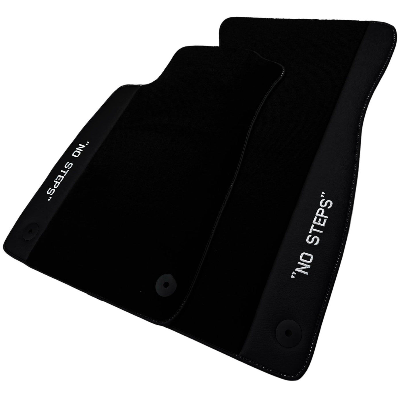 Black Floor Mats for Audi A4 - B8 Sedan (2008-2015) | No Steps - AutoWin