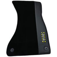 Black Floor Mats for Audi A6 - C6 Sedan Facelift (2008-2011) | Fighter Jet Edition - AutoWin