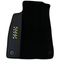 Black Floor Mats for Audi A6 - C6 Sedan Long (2004-2008) | Fighter Jet Edition - AutoWin