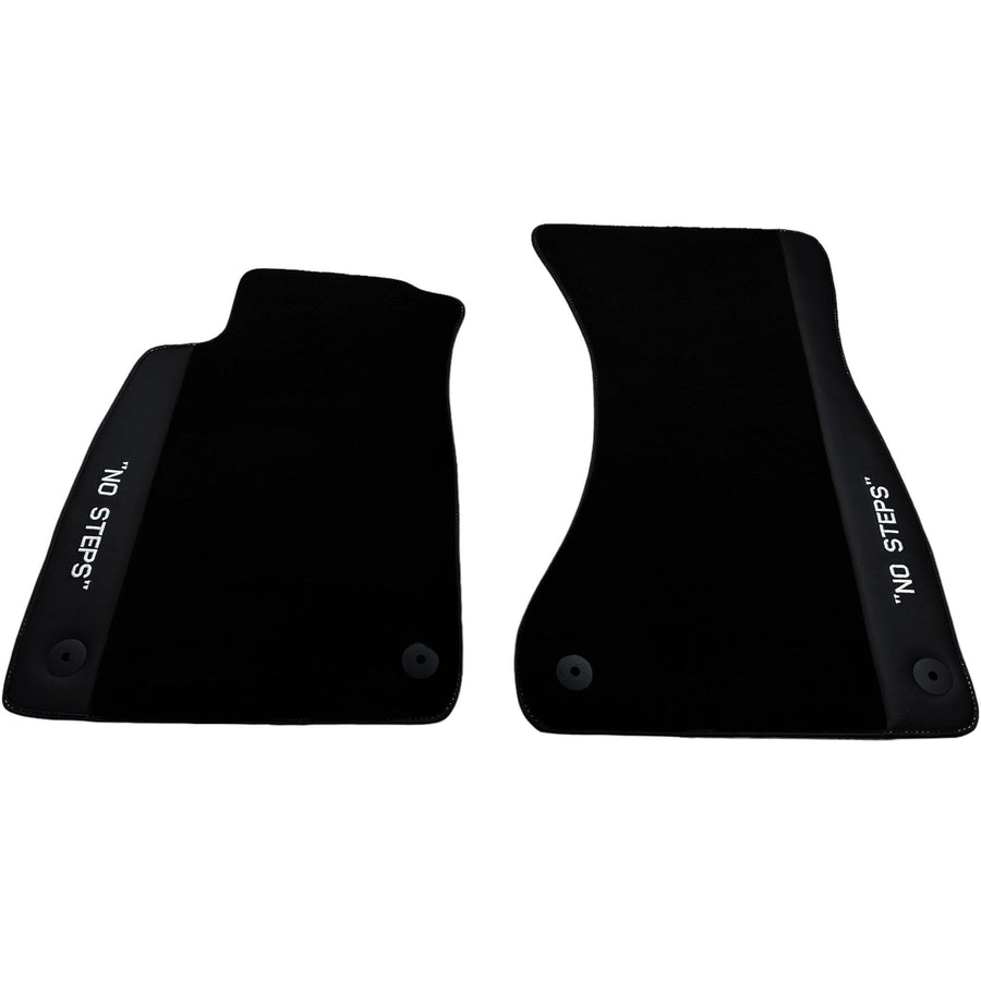 Black Floor Mats for Audi A8 D4 (2010-2017) | No Steps - AutoWin