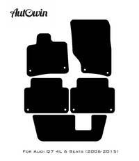 Black Floor Mats for Audi Q7 4L (2006-2015) | No Steps - AutoWin