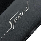 Black Floor Mats For Bentley Mulsanne (2010-2020) with Leather - AutoWin