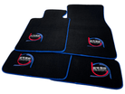 Black Floor Mats For BMW M2 G87 ER56 Design Limited Edition Blue Trim - AutoWin