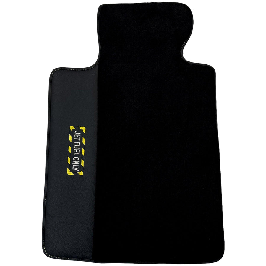 Black Floor Mats For BMW M3 F80 Series | Fighter Jet Edition AutoWin Brand - AutoWin