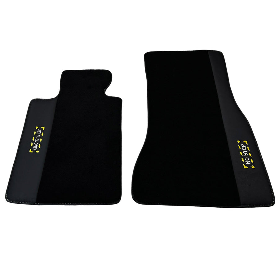 Black Floor Mats For BMW M4 Series F82 | Fighter Jet Edition AutoWin Brand - AutoWin