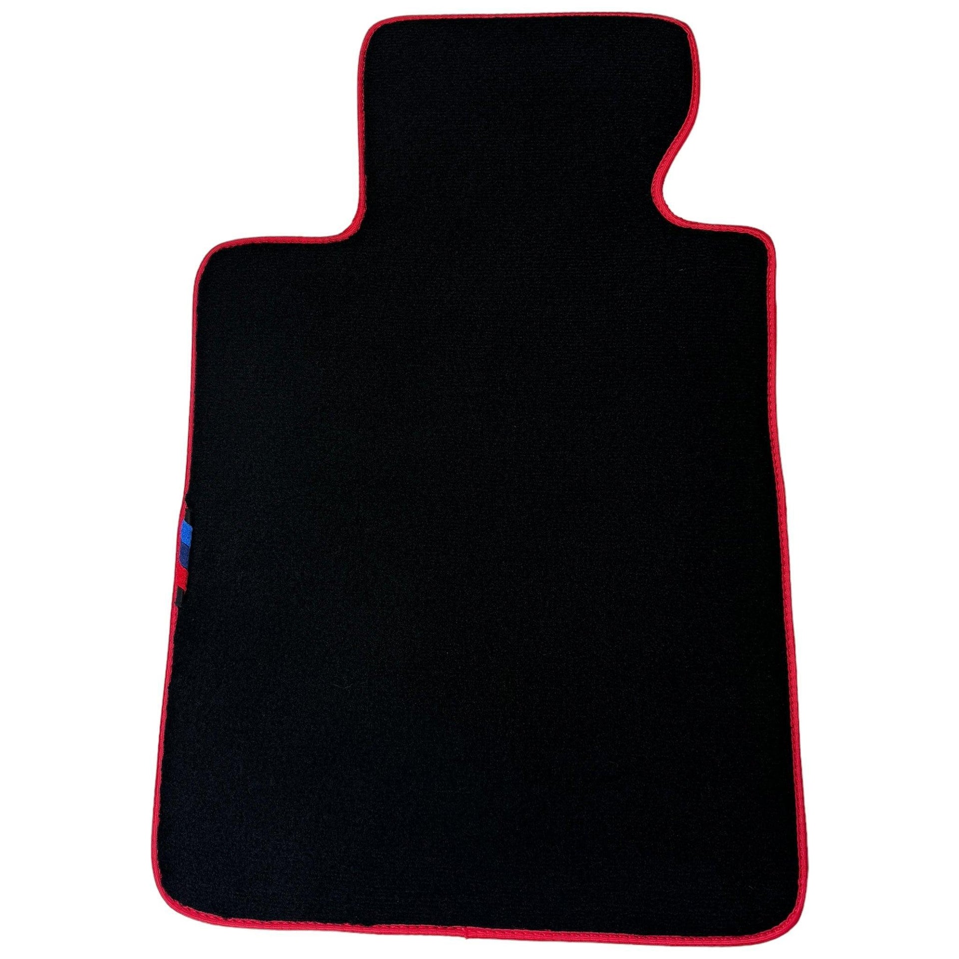 Black Floor Mats For BMW X6 Series E71 | Red Trim - AutoWin