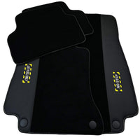 Black Floor Mats For Mercedes Benz C-Class S203 Estate 4Matic (2001-2007) | Fighter Jet Edition - AutoWin