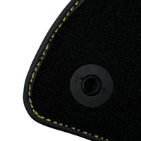 Black Floor Mats For Mercedes Benz C-Class W206 Sedan (2021-2023) Hybrid| Fighter Jet Edition - AutoWin