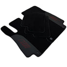 Black Floor Mats For Mercedes Benz CLK-Class A208 Convertible (1998-2003) | AutoWin Edition - AutoWin