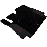 Black Floor Mats For Mercedes Benz CLS-Class C218 Coupe Facelift (2014-2018) | AutoWin Edition - AutoWin
