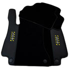 Black Floor Mats For Mercedes Benz E-Class W213 Sedan (2020-2023) | Fighter Jet Edition - AutoWin