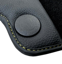 Customizable Black Floor Mats For Mercedes Benz EQS-Class X296 (2022-2023) - AutoWin