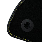 Black Floor Mats For Mercedes Benz GLE-Class C292 Coupe (2015-2020) | Fighter Jet Edition - AutoWin