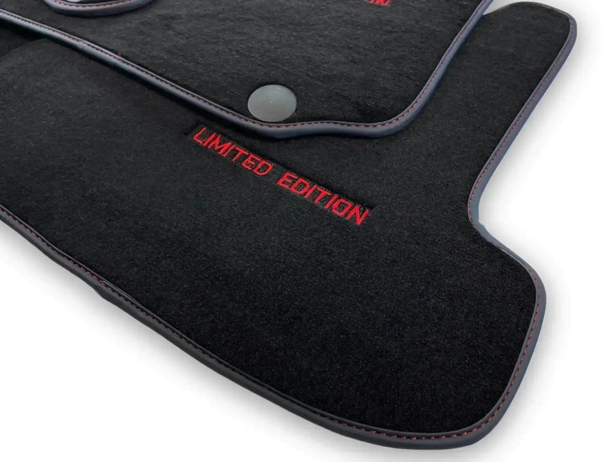 Black Floor Mats For Mercedes Benz GLE-Class W166 Allrounder (2015-2019) | AutoWin Edition - AutoWin
