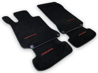 Black Floor Mats For Mercedes Benz GLK-Class X204 (2012-2015) | AutoWin Edition - AutoWin