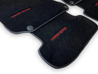Black Floor Mats For Mercedes Benz GLK-Class X204 (2012-2015) | AutoWin Edition - AutoWin