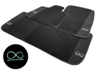 Black Floor Mats For Rolls Royce Black Badge Dawn - AutoWin