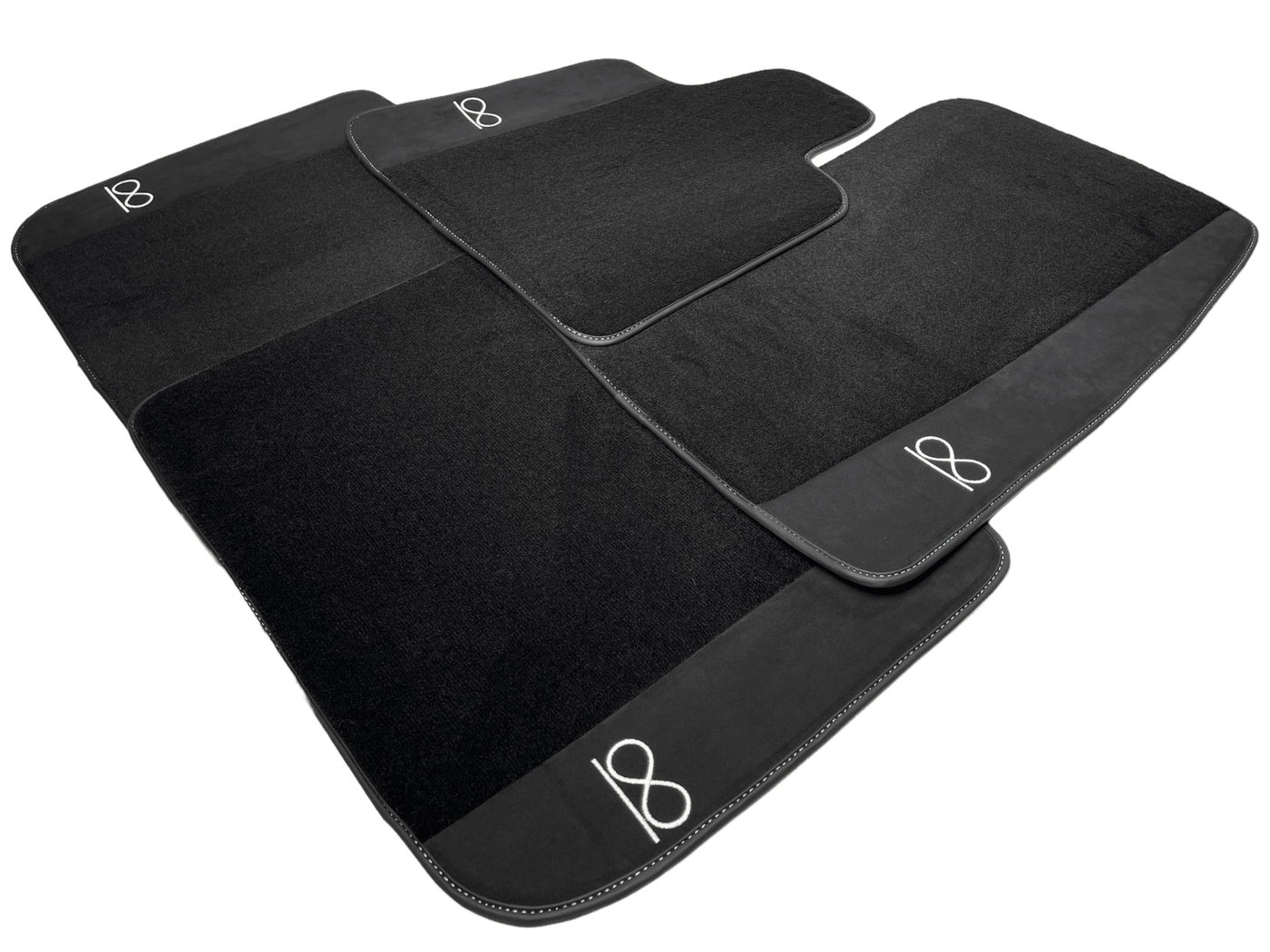 Black Floor Mats For Rolls Royce Black Badge Dawn - AutoWin