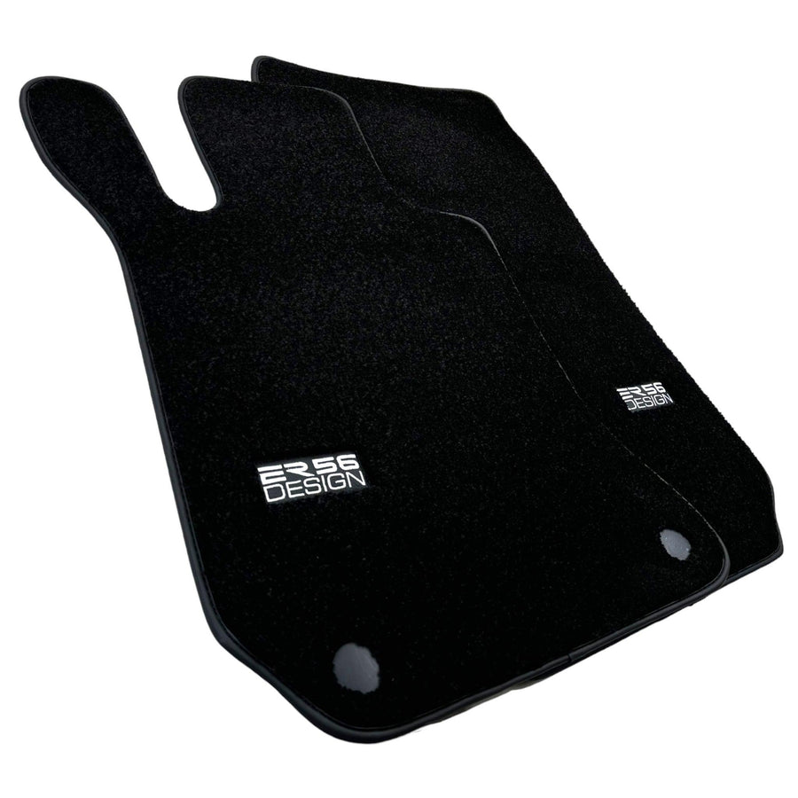 Black Luxury Floor Mats For Mercedes Benz A-Class W177 Hybrid (2019-2023) | ER56 Design - AutoWin