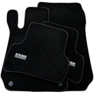 Black Luxury Floor Mats For Mercedes Benz C-Class S203 Estate 4Matic (2001-2007) | ER56 Design - AutoWin