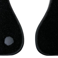 Black Luxury Floor Mats For Mercedes Benz C-Class W203 Sedan 4Matic (2000-2007) | ER56 Design - AutoWin