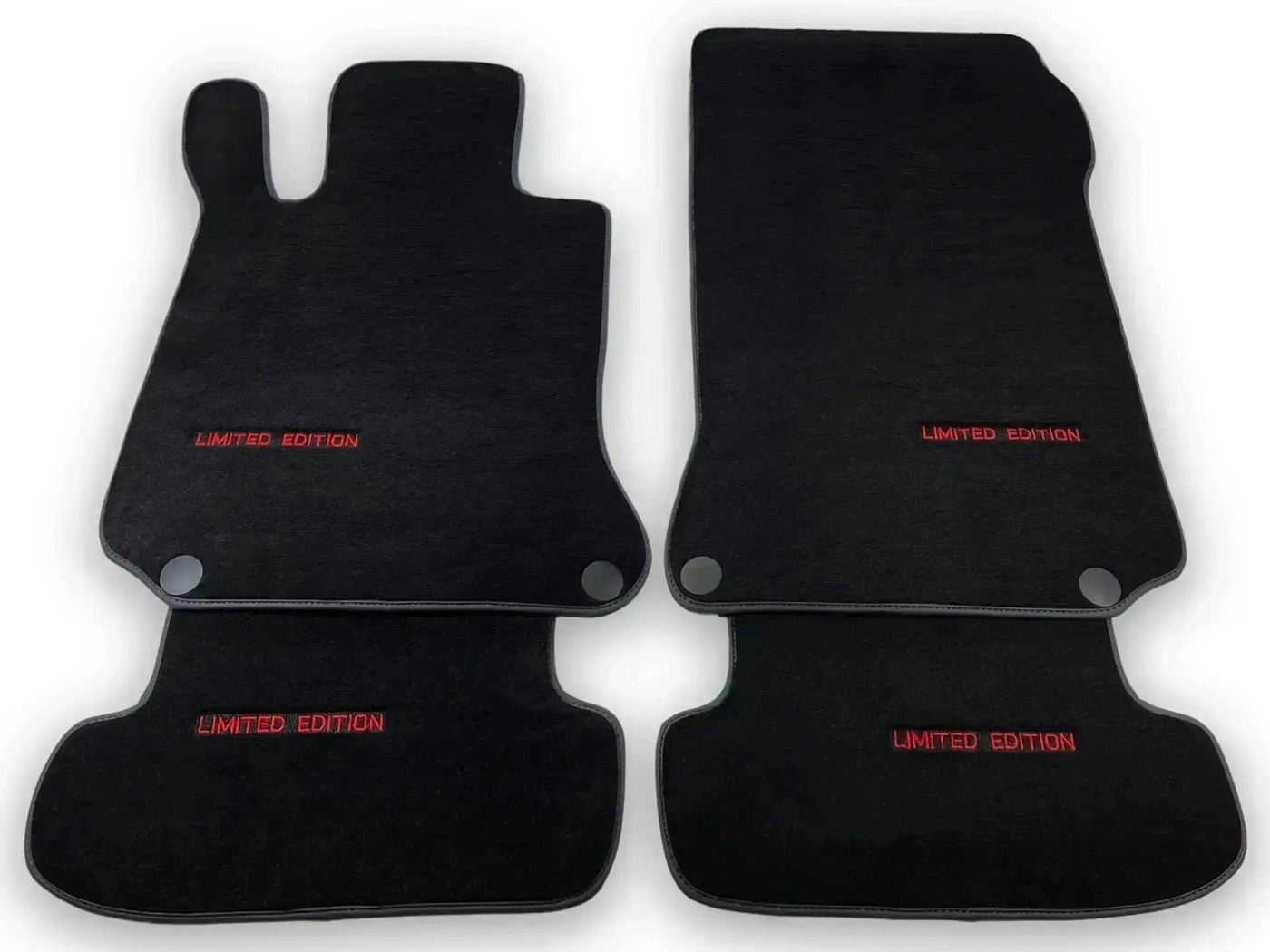 Black Luxury Floor Mats For Mercedes Benz GLE-Class V167 Allrounder - 5 Seats (2019-2023) | ER56 Design - AutoWin