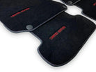 Black Luxury Floor Mats For Mercedes Benz GLK-Class X204 (2012-2015) | ER56 Design - AutoWin