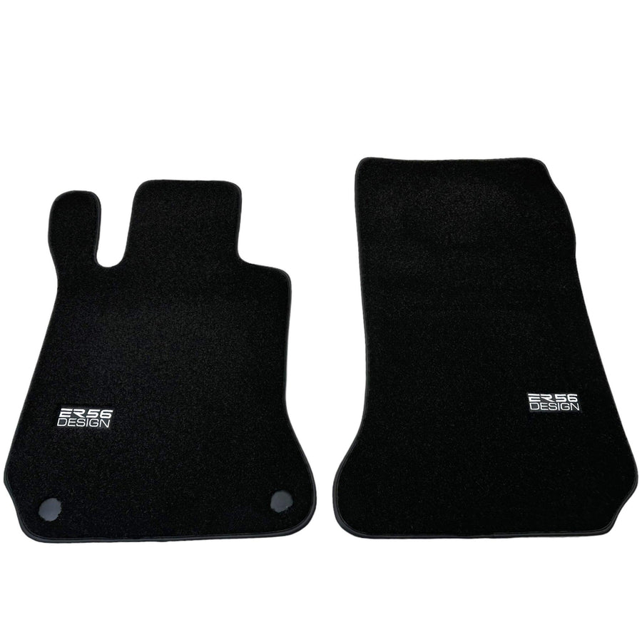 Black Luxury Floor Mats For Mercedes Benz S-Class V223 (2021-2023) Hybrid | ER56 Design - AutoWin