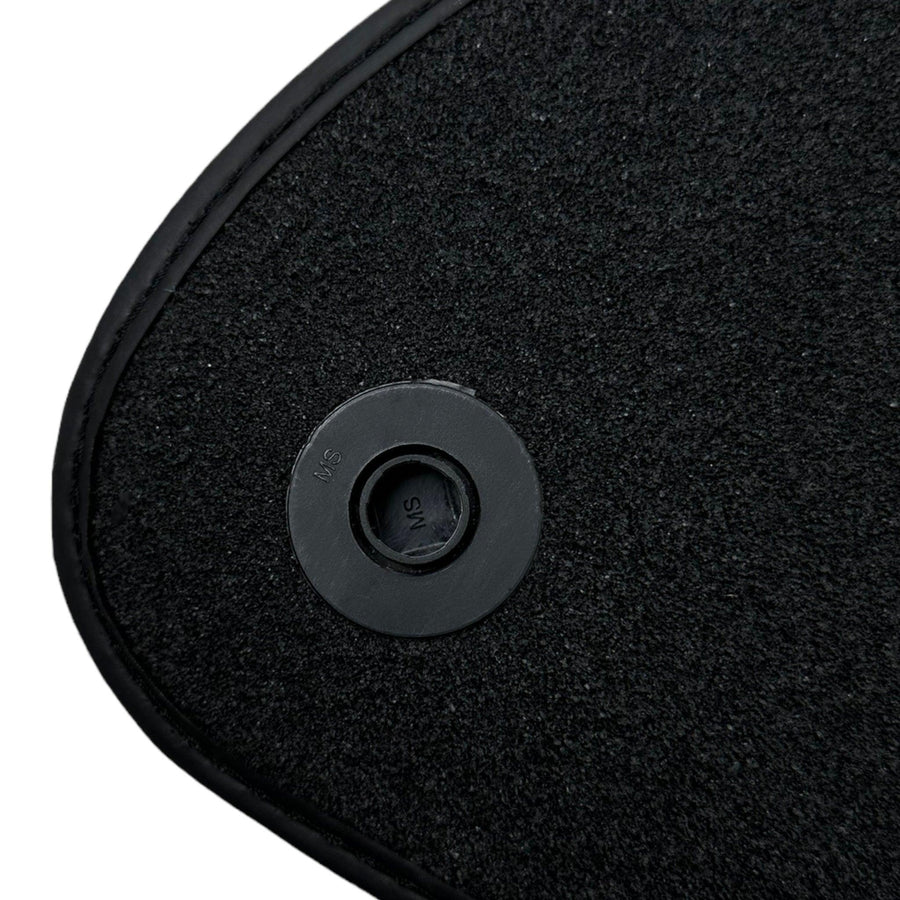 Black Luxury Floor Mats For Mercedes Benz S-Class W221 (2005-2013) Long Wheelbase | ER56 Design - AutoWin