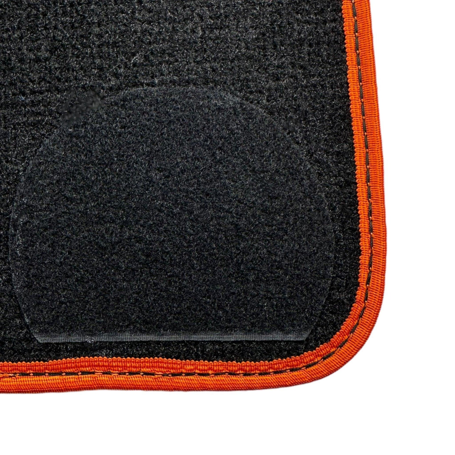 Black Mats For BMW 4 Series G22 Coupe | Orange Trim - AutoWin