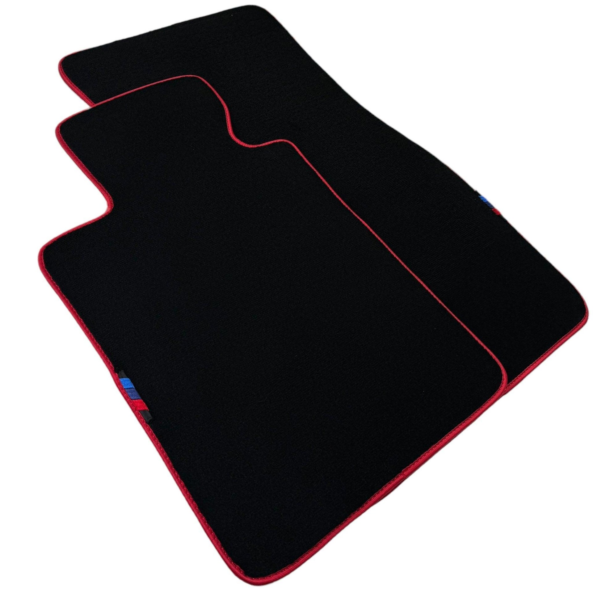 Black Mats For BMW 4 Series G23 Convertible | Red Trim - AutoWin