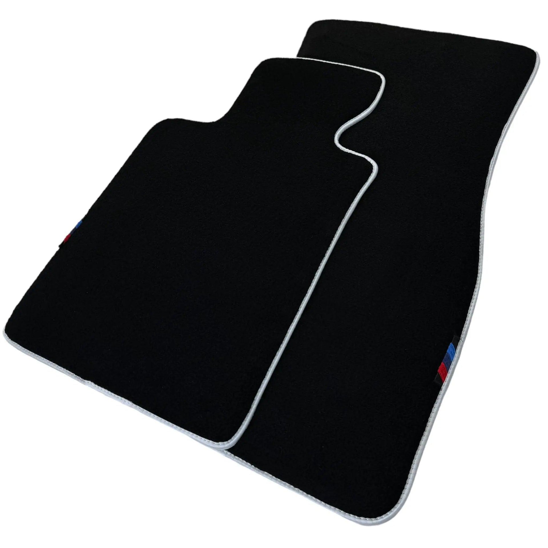 Black Mats For BMW M3 E30 | White Trim - AutoWin