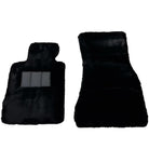Black Sheepskin Floor Floor Mats For BMW 3 Series E92 - AutoWin