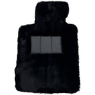 Black Sheepskin Floor Floor Mats For BMW X1 Series E84 - AutoWin