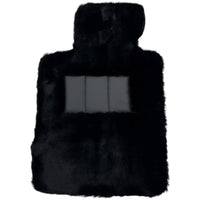 Black Sheepskin Floor Mats For BMW 6 Series E64 Convertible No Steps Edition - AutoWin