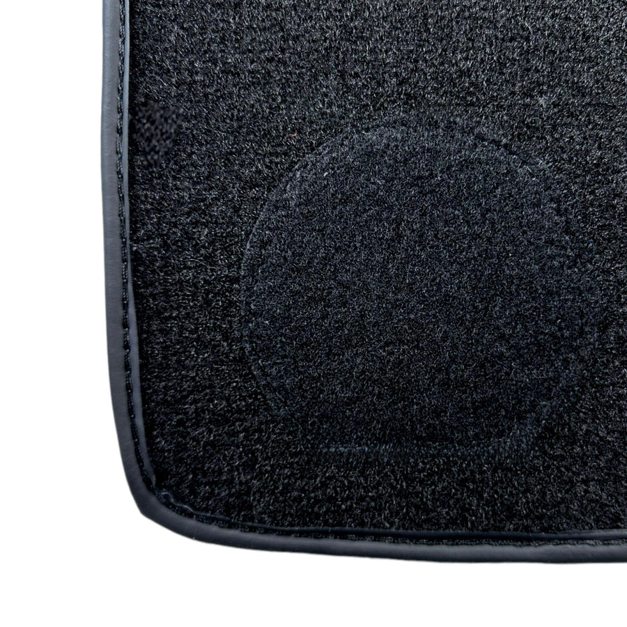 Black Sheepskin Floor Mats For BMW M8 F93 4-door Gran Coupe No Steps Edition - AutoWin