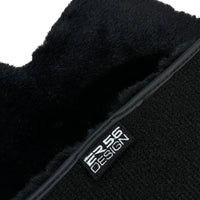 Black Sheepskin Floor Mats For Mercedes Benz CLA-Class C118 Coupe (2019-2023) | ER56 Design - AutoWin