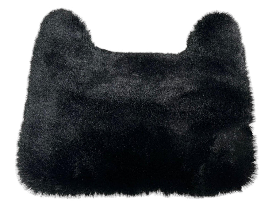 Black Sheepskin Floor Mats For Mercedes-Benz G Class 2019-2022 W463 ER56 Design - AutoWin