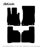 Black Sheepskin Floor Mats For Mercedes Benz S-Class W221 (2005-2013) Long Wheelbase | ER56 Design - AutoWin