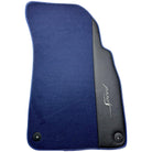 Blue Floor Mats For Bentley Mulsanne (2010-2020) with Leather - AutoWin