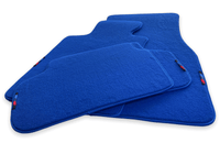 Blue Floor Mats For BMW 2 Series F22 With M Package - AutoWin