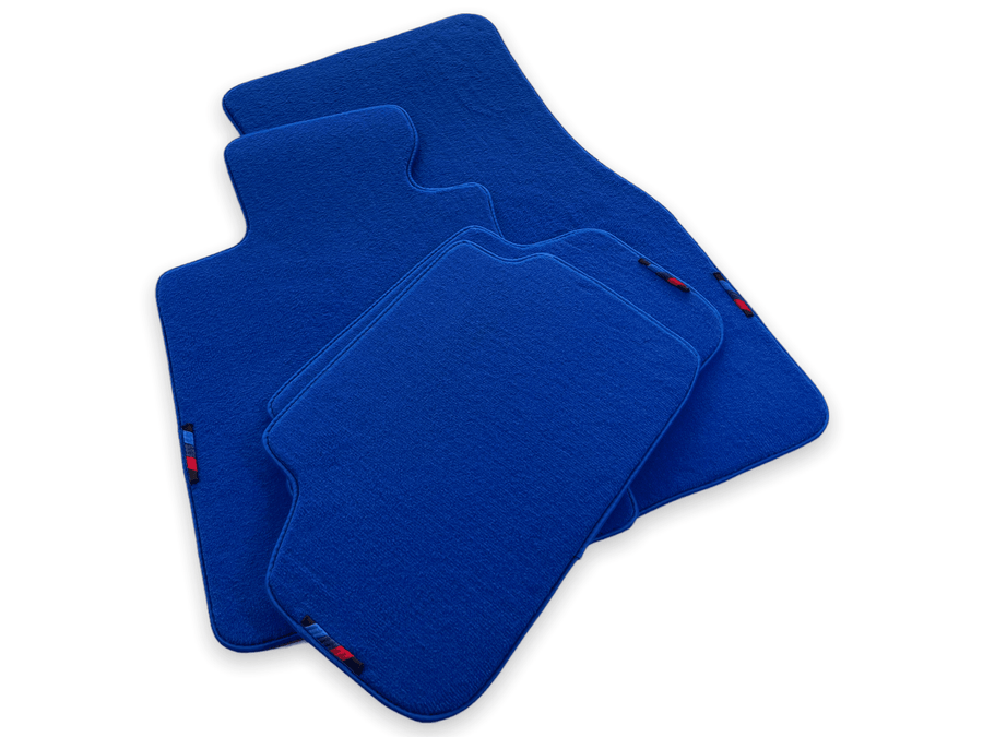Blue Floor Mats For BMW 3 Series E90 With M Package - AutoWin
