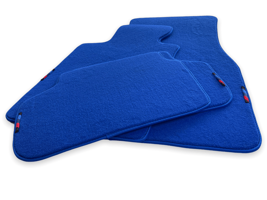 Blue Floor Mats For BMW 6 Series E63 With M Package - AutoWin