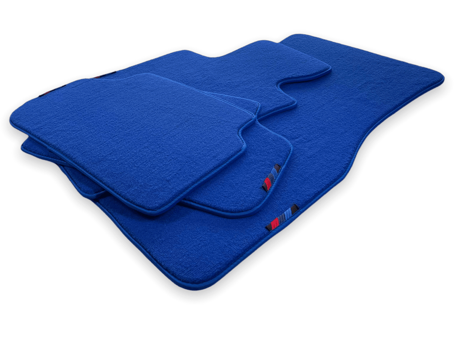 Blue Floor Mats For BMW 7 Series E66 With M Package - AutoWin