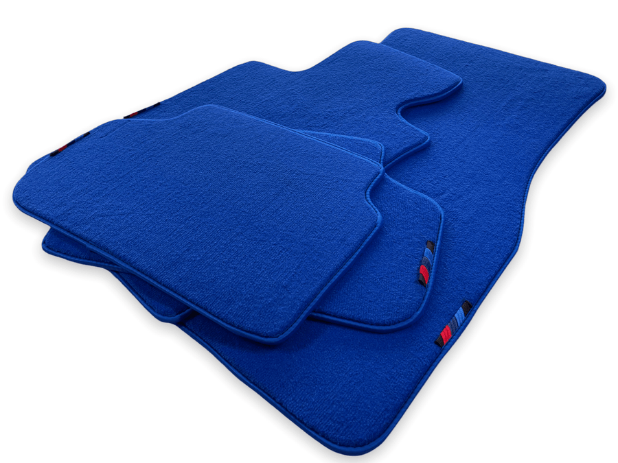Blue Floor Mats For BMW 7 Series E66 With M Package - AutoWin