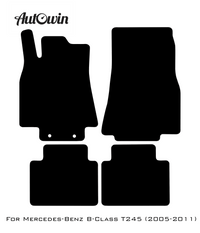 Blue Floor Mats For Mercedes Benz B-Class T245 (2005-2011) | Limited Edition - AutoWin