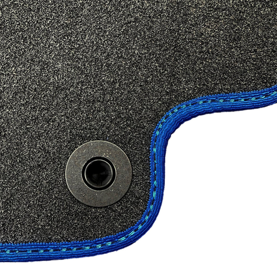 Blue Floor Mats For Mercedes Benz C-Class C205 Coupe (2015-2018) | Limited Edition - AutoWin