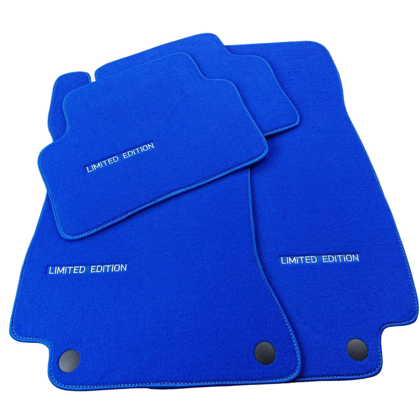 Blue Floor Mats For Mercedes Benz C-Class CL203 Coupe (2000-2008) | Limited Edition - AutoWin